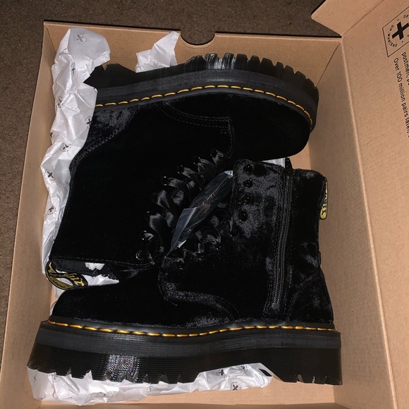 velvet platform dr martens
